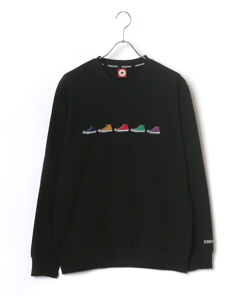 All オールスター ロゴ 刺繍 スウェット トップス トレーナー スウェット Converse コンバース のファッション 5足シューズ 5足シューズ Star Converse コンバース Star