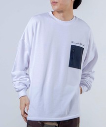 WEGO | WEGO/ナイロンポケット刺繍プルオーバー(スウェット)