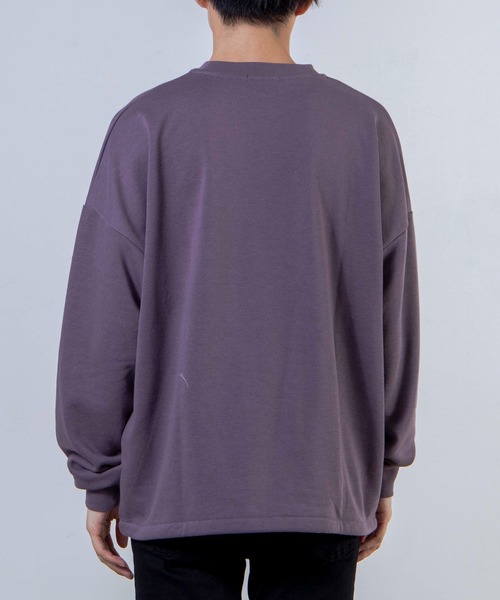 WEGO（ウィゴー）の「WEGO/ナイロンポケット刺繍プルオーバー（スウェット・メンズ・ホワイト/パープル/スミクロ・MEDIUM/LARGE）」の14枚目の写真