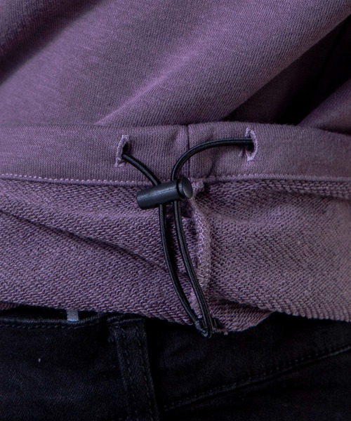 WEGO（ウィゴー）の「WEGO/ナイロンポケット刺繍プルオーバー（スウェット・メンズ・ホワイト/パープル/スミクロ・MEDIUM/LARGE）」の8枚目の写真