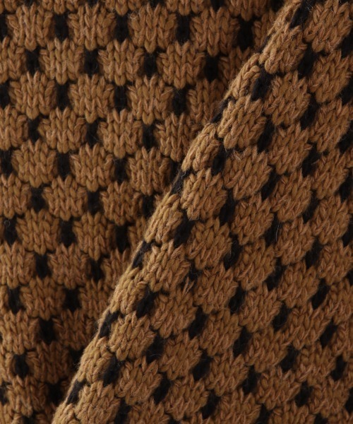 LOWRYS FARM（ローリーズファーム）の「ガラニットショートプルオーバーＬＳ　922943（ニット/セーター・レディース・ブラウン/グリーン・FREE）」の14枚目の写真