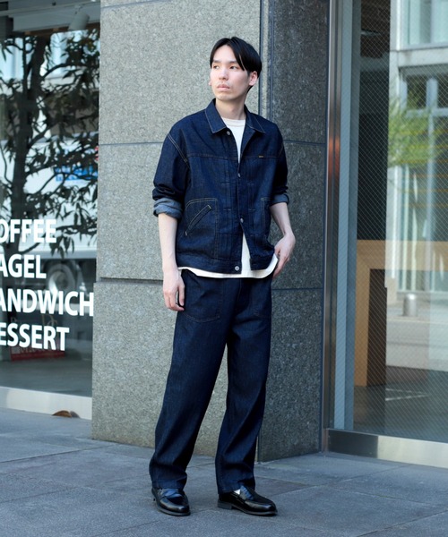 OMNIGOD（オムニゴッド）の「[OMNIGOD mens / オムニゴッド]　8oz甘織りデニム　PWイージーパンツ（デニムパンツ・メンズ・ワンウォッシュ・3/2）」の8枚目の写真