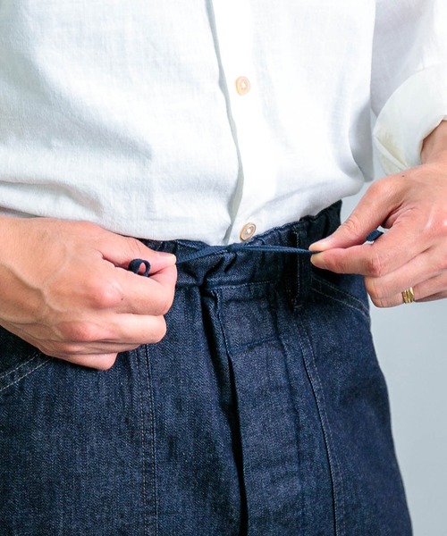 OMNIGOD mens / オムニゴッド] 7oz甘織りデニム PWイージー