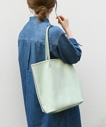 【WEB限定】SHIPS any: 2WAY スタッズ ビッグトート 2