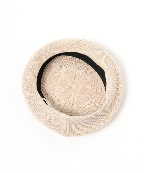 Ray BEAMS（レイビームス）の「Ray BEAMS / パッチワーク パターン ベレー（ハンチング/ベレー帽・レディース・ブラック/ベージュ/グリーン・ONE SIZE）」の6枚目の写真