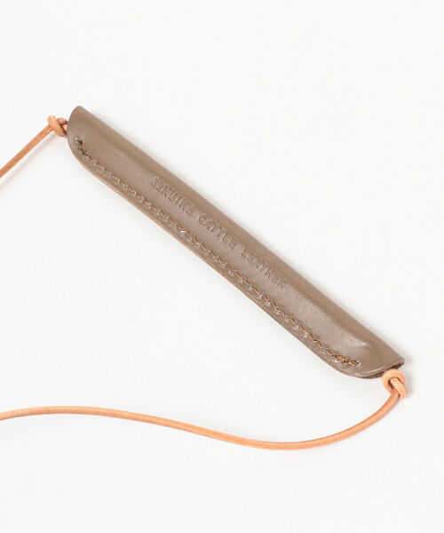 ART BROWN（アートブラウン）の「ART-BROWN / 別注 レザー グラス＆マスク コード（メガネ・メンズ・チャコールグレー/ライトブラウン/ブラック・ONE SIZE）」の6枚目の写真