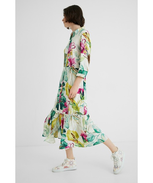 Desigual(デシグアル)の「ワンピース3/4袖 ACEDERA(ワンピース・レディース・グリーン・2L/M/S/L)」の6枚目の写真
