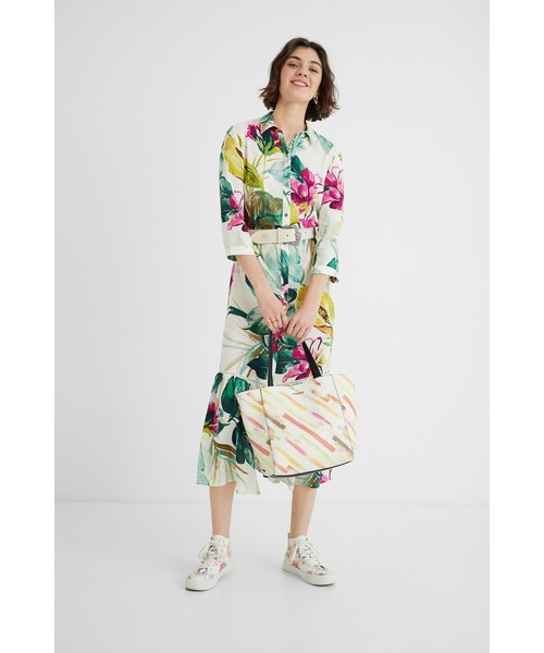 Desigual(デシグアル)の「ワンピース3/4袖 ACEDERA(ワンピース・レディース・グリーン・2L/M/S/L)」の5枚目の写真