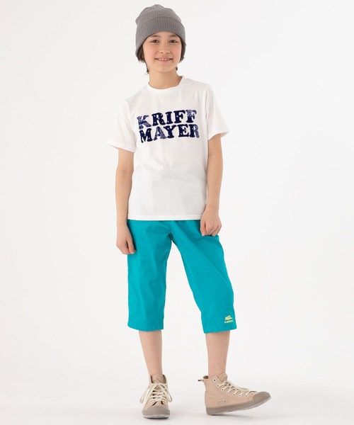 KRIFF MAYER Kid's Collection（クリフメイヤーキッズコレクション）の「バンダナロゴTEE（Tシャツ/カットソー・キッズ・レッド/オフホワイト/ターコイズブルー・120/130/140/150/160/170）」の10枚目の写真