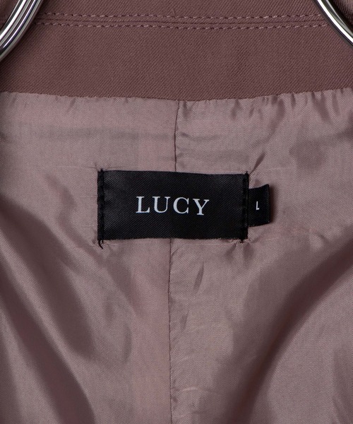 LUCY（ルーシー）の「LUCY/【セットアップ対応商品】STRETCH LOOSE TAILORED JACKET（テーラードジャケット・メンズ・ピンク/ブラック・MEDIUM/LARGE）」の10枚目の写真