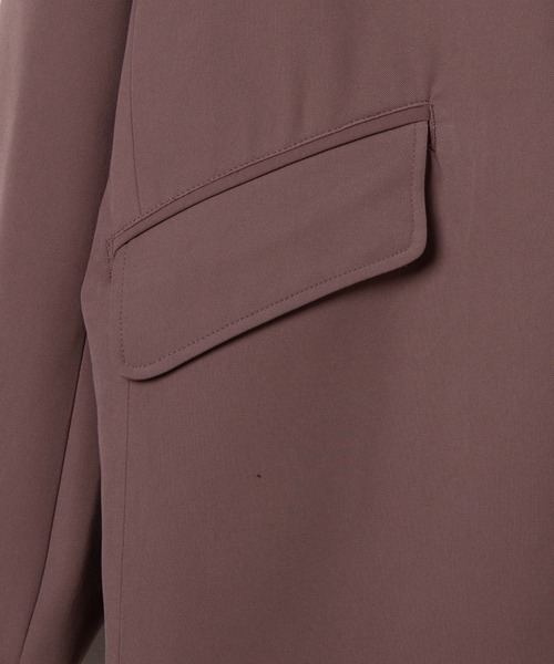 LUCY（ルーシー）の「LUCY/【セットアップ対応商品】STRETCH LOOSE TAILORED JACKET（テーラードジャケット・メンズ・ピンク/ブラック・MEDIUM/LARGE）」の4枚目の写真