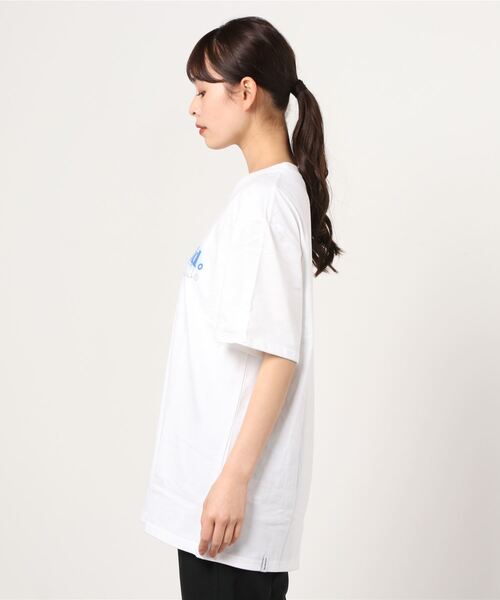 MAHAGRID（マハグリッド）の「『mahagrid/マハグリッド』GLOW LOGO TEE/ユニセックス グロー ロゴ Tシャツ 半袖 カットソー（Tシャツ/カットソー・レディース・ブラック/ホワイト・L/M）」の12枚目の写真