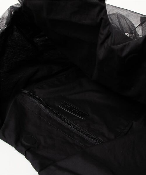 HELOYSE(エロイーズ)の「【HELOYSE】balloon tulle bag(トートバッグ・レディース・ブラック・M)」の13枚目の写真