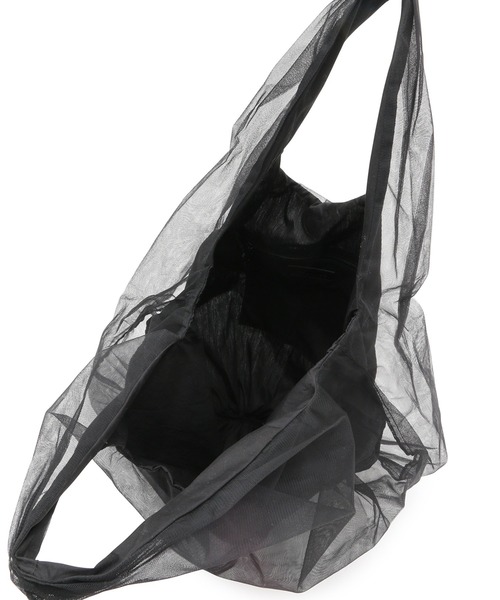 HELOYSE(エロイーズ)の「【HELOYSE】balloon tulle bag(トートバッグ・レディース・ブラック・M)」の10枚目の写真
