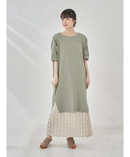 Music Ecology アースミュージックアンドエコロジー のファッション Earth コクーンカットワンピース ワンピース セール ワンピース ドレス ワンピース Earth