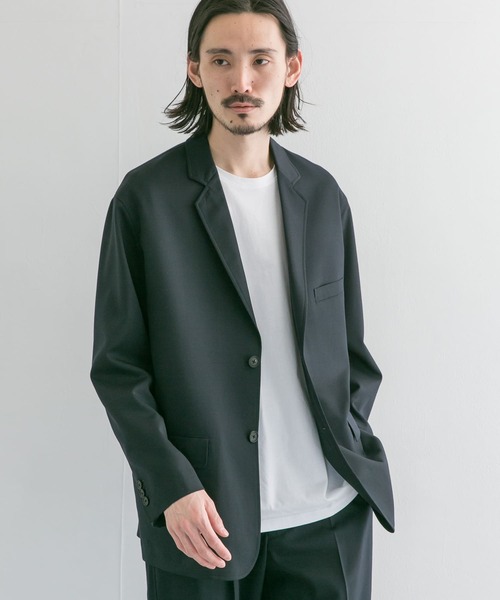 URBAN RESEARCH（アーバンリサーチ）の「WOOL STRETCH COMFORT JACKET（テーラードジャケット・メンズ・ブラック/ネイビー・MEDIUM/LARGE）」の10枚目の写真