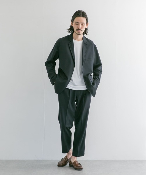 URBAN RESEARCH（アーバンリサーチ）の「WOOL STRETCH COMFORT JACKET（テーラードジャケット・メンズ・ブラック/ネイビー・MEDIUM/LARGE）」の14枚目の写真