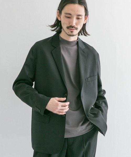 URBAN RESEARCH（アーバンリサーチ）の「WOOL STRETCH COMFORT JACKET（テーラードジャケット・メンズ・ブラック/ネイビー・MEDIUM/LARGE）」の5枚目の写真