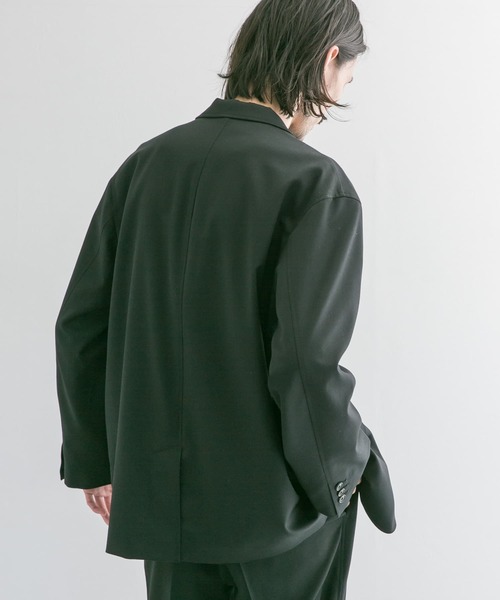 URBAN RESEARCH（アーバンリサーチ）の「WOOL STRETCH COMFORT JACKET（テーラードジャケット・メンズ・ブラック/ネイビー・MEDIUM/LARGE）」の16枚目の写真