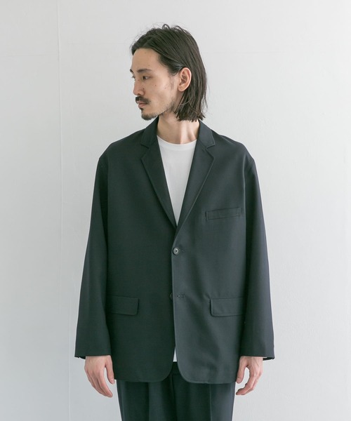 URBAN RESEARCH（アーバンリサーチ）の「WOOL STRETCH COMFORT JACKET（テーラードジャケット・メンズ・ブラック/ネイビー・MEDIUM/LARGE）」の3枚目の写真