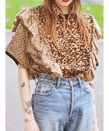 フリルレースシャツ