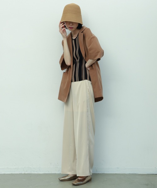 VACANCY（ヴァカンシー）の「クロッシェハット（ハット・レディース・ブラック/ベージュ・FREE）」の6枚目の写真