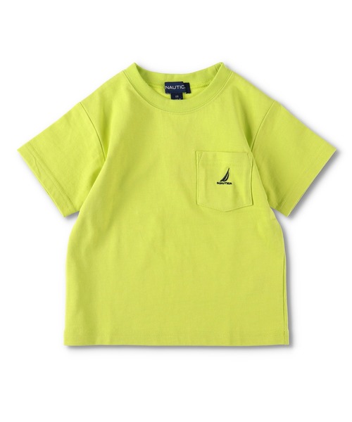 NAUTICA（ノーティカ）の「【NAUTICA/ノーティカ】ポケットTシャツ（Tシャツ/カットソー・キッズ・ライム/ブラック/ベージュ/オフホワイト/ピンク/ネイビー・120cm/110cm/100cm/140cm/150cm/130cm）」の4枚目の写真
