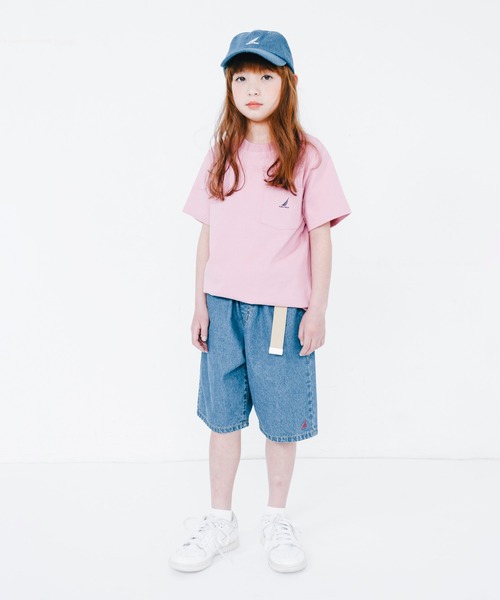 NAUTICA（ノーティカ）の「【NAUTICA/ノーティカ】ポケットTシャツ（Tシャツ/カットソー・キッズ・ライム/ブラック/ベージュ/オフホワイト/ピンク/ネイビー・120cm/110cm/100cm/140cm/150cm/130cm）」の22枚目の写真
