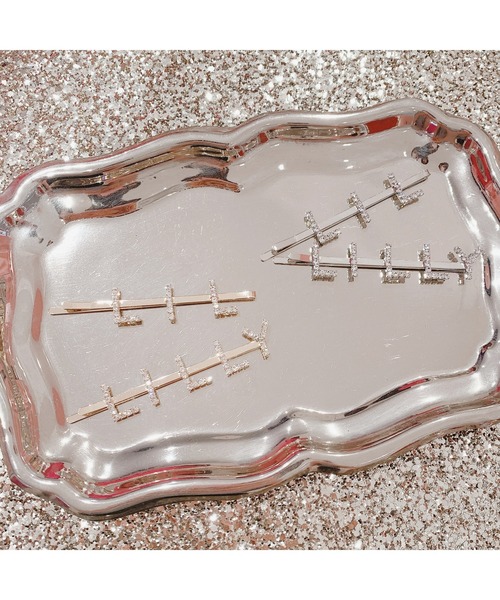 lilLilly（リルリリー）の「LILLILLYロゴヘアピンセット（ヘアピン・レディース・シルバー/ゴールド・FREE）」の3枚目の写真