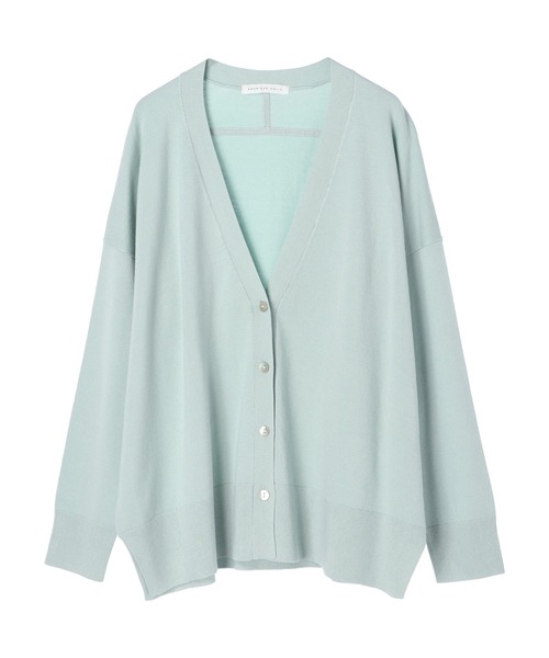 AMERICAN HOLIC（アメリカンホリック）の「抜け襟ニットミディカーディガン（カーディガン/ボレロ・レディース・モカ/アイボリー/ブラック/サックスブルー・FREE）」の20枚目の写真