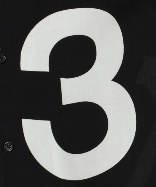 1piu1uguale3 RELAX(ウノピュウノウグァーレトレリラックス)の「1PIU1UGUALE3 RELAX/ウノピゥウノウグァーレトレ リラックス/ランダムロゴアロハシャツ/USH-21036(シャツ/ブラウス・メンズ・ブラック・MEDIUM/LARGE/X-LARGE)」の8枚目の写真