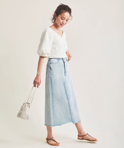 The Virgnia（ザ ヴァージニア）の「ケミカルレースブラウス（シャツ/ブラウス・レディース・ブラック/オフホワイト・FREE）」の8枚目の写真