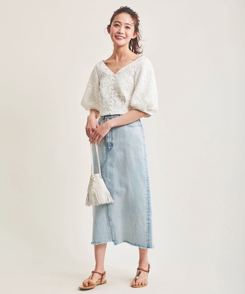 The Virgnia（ザ ヴァージニア）の「ケミカルレースブラウス（シャツ/ブラウス・レディース・ブラック/オフホワイト・FREE）」の11枚目の写真