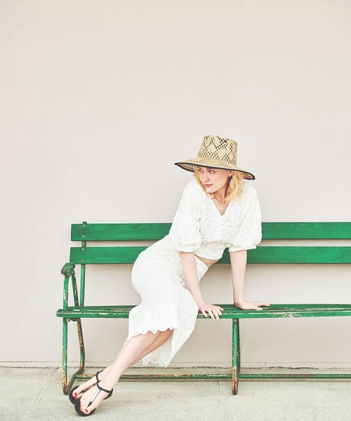 The Virgnia（ザ ヴァージニア）の「ケミカルレースブラウス（シャツ/ブラウス・レディース・ブラック/オフホワイト・FREE）」の4枚目の写真