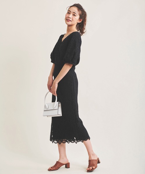 The Virgnia（ザ ヴァージニア）の「ケミカルレースブラウス（シャツ/ブラウス・レディース・ブラック/オフホワイト・FREE）」の5枚目の写真