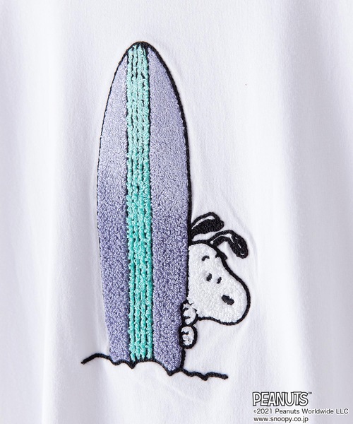 PEANUTS(ピーナッツ)の「【PEANUTS/ピーナッツ】プリントTシャツ(Tシャツ/カットソー・メンズ・ホワイト/ベージュ/オリーブ/ピンク/ブルー/ホワイト系その他・SMALL/MEDIUM/LARGE/X-LARGE)」の11枚目の写真