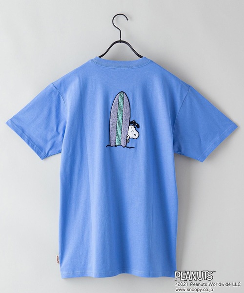 PEANUTS(ピーナッツ)の「【PEANUTS/ピーナッツ】プリントTシャツ(Tシャツ/カットソー・メンズ・ホワイト/ベージュ/オリーブ/ピンク/ブルー/ホワイト系その他・SMALL/MEDIUM/LARGE/X-LARGE)」の16枚目の写真
