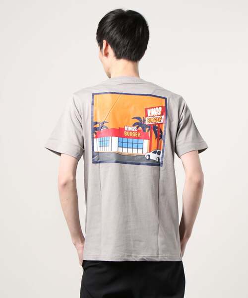 WEGO（ウィゴー）の「WEGO/イラストバックプリント半袖Tシャツ（Tシャツ/カットソー・メンズ・ホワイト/ベージュ系その他・LARGE/SMALL/MEDIUM/X-LARGE）」の21枚目の写真
