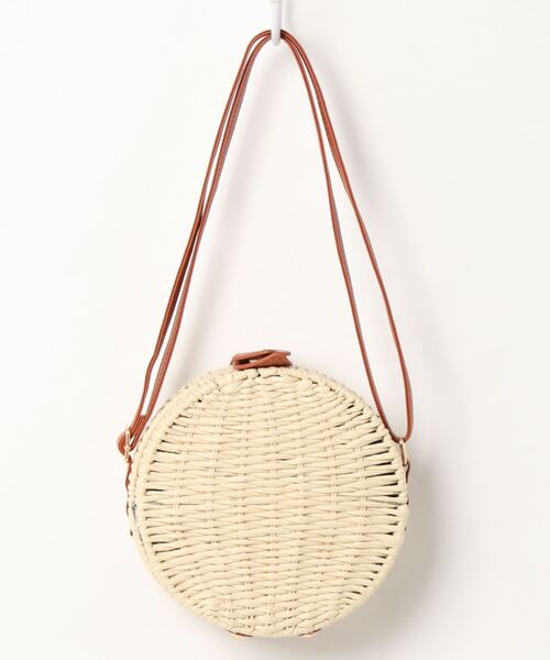 clear(クリア)の「サークルカゴバッグ(かごバッグ・レディース・アイボリー・F)」の1枚目の写真