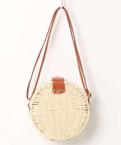 clear(クリア)の「サークルカゴバッグ(かごバッグ・レディース・アイボリー・F)」の4枚目の写真