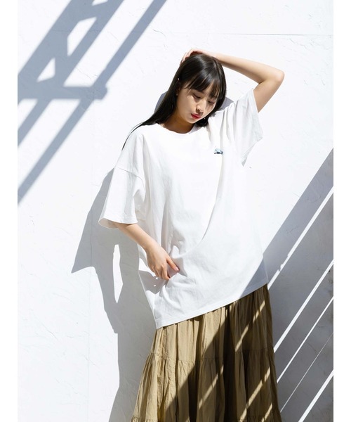 Honey Salon(ハニーサロン)の「君と過ごした1LDK Tシャツ(Tシャツ/カットソー・レディース・ホワイト/ブラック/サックスブルー・FREE)」の4枚目の写真