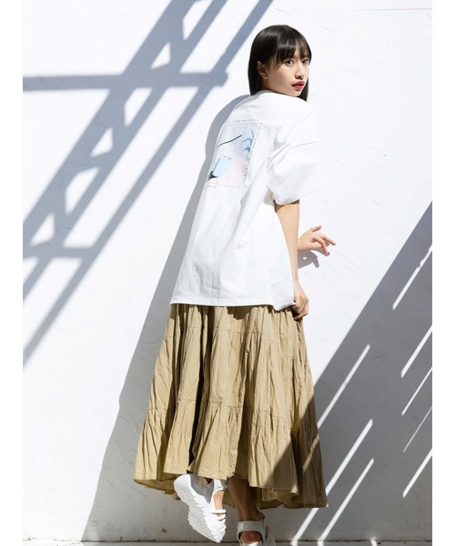 Honey Salon(ハニーサロン)の「君と過ごした1LDK Tシャツ(Tシャツ/カットソー・レディース・ホワイト/ブラック/サックスブルー・FREE)」の15枚目の写真