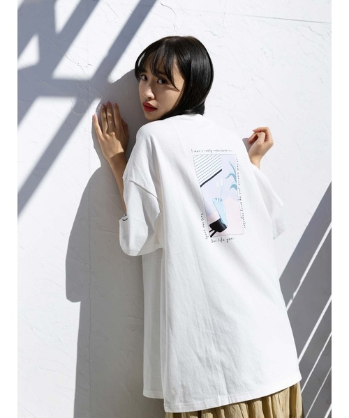 Honey Salon(ハニーサロン)の「君と過ごした1LDK Tシャツ(Tシャツ/カットソー・レディース・ホワイト/ブラック/サックスブルー・FREE)」の10枚目の写真