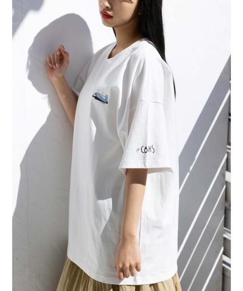 Honey Salon(ハニーサロン)の「君と過ごした1LDK Tシャツ(Tシャツ/カットソー・レディース・ホワイト/ブラック/サックスブルー・FREE)」の14枚目の写真