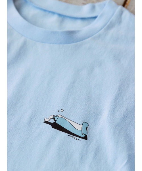 Honey Salon(ハニーサロン)の「君と過ごした1LDK Tシャツ(Tシャツ/カットソー・レディース・ホワイト/ブラック/サックスブルー・FREE)」の7枚目の写真