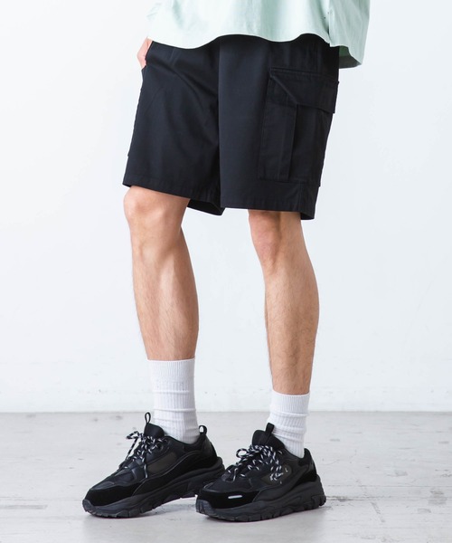 WEGO（ウィゴー）の「WEGO/カーゴショートパンツ（カーゴパンツ・メンズ・ホワイト/ブラック/カーキ/その他1・SMALL/MEDIUM/LARGE）」の2枚目の写真