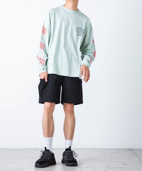 WEGO（ウィゴー）の「WEGO/カーゴショートパンツ（カーゴパンツ・メンズ・ホワイト/ブラック/カーキ/その他1・SMALL/MEDIUM/LARGE）」の8枚目の写真