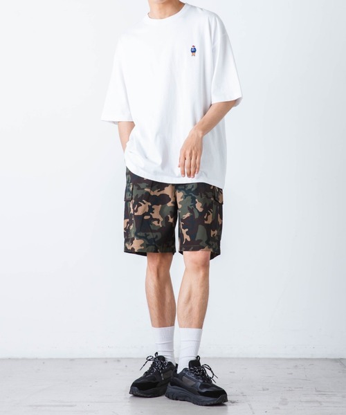 WEGO（ウィゴー）の「WEGO/カーゴショートパンツ（カーゴパンツ・メンズ・ホワイト/ブラック/カーキ/その他1・SMALL/MEDIUM/LARGE）」の14枚目の写真