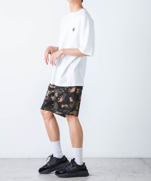 WEGO（ウィゴー）の「WEGO/カーゴショートパンツ（カーゴパンツ・メンズ・ホワイト/ブラック/カーキ/その他1・SMALL/MEDIUM/LARGE）」の15枚目の写真