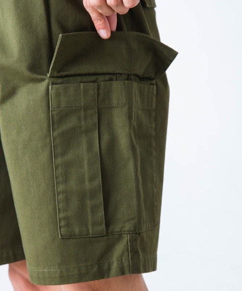 WEGO（ウィゴー）の「WEGO/カーゴショートパンツ（カーゴパンツ・メンズ・ホワイト/ブラック/カーキ/その他1・SMALL/MEDIUM/LARGE）」の20枚目の写真